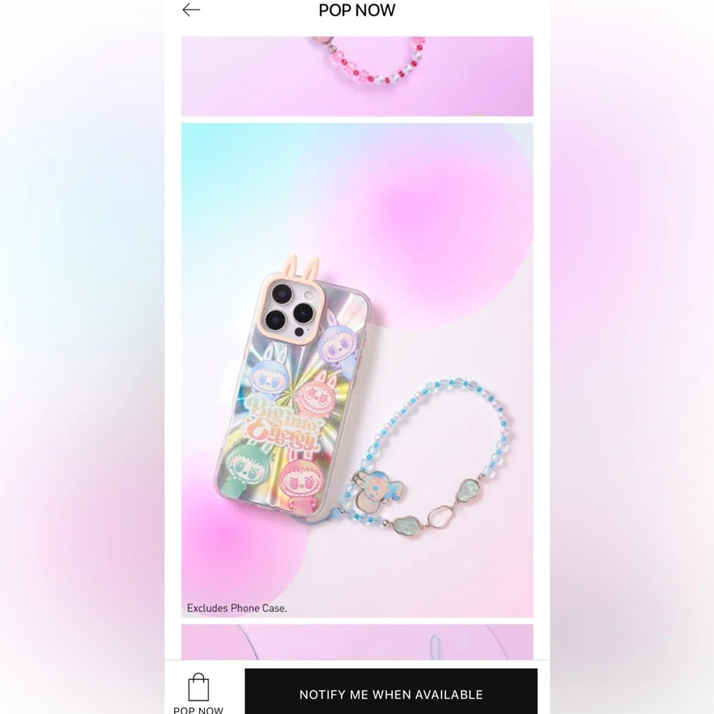 Pop Mart Labubu BIE Loyalty Phone Charm Unopened and authentic